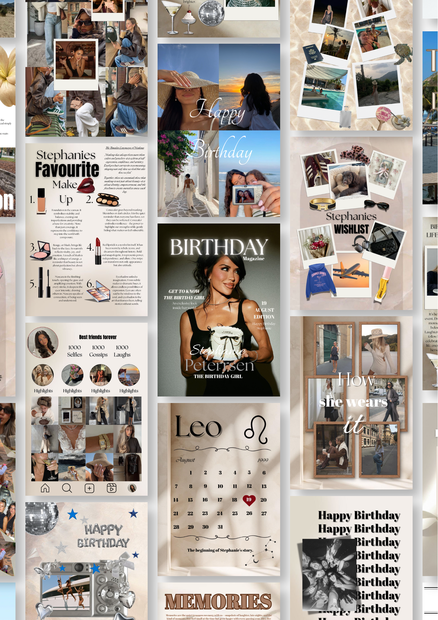 🎂 Birthday Template - Best friend (English)