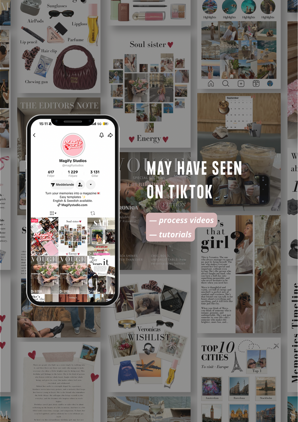📖 Vouge Magazine Template