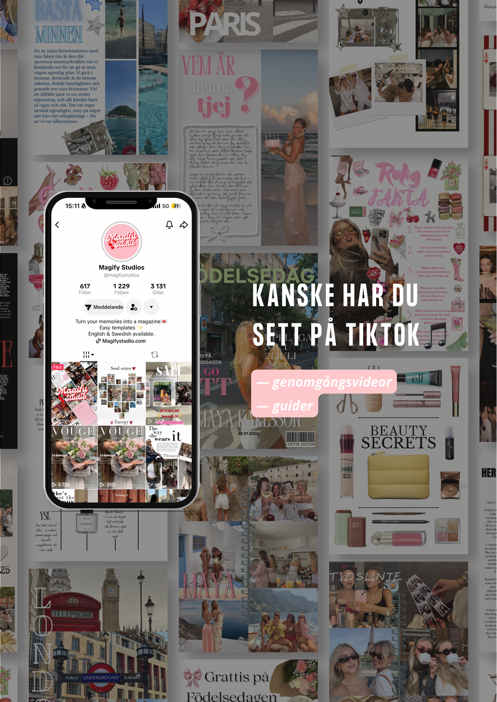🎂 Födesldedagsmall - Bästa vän (Svenska)