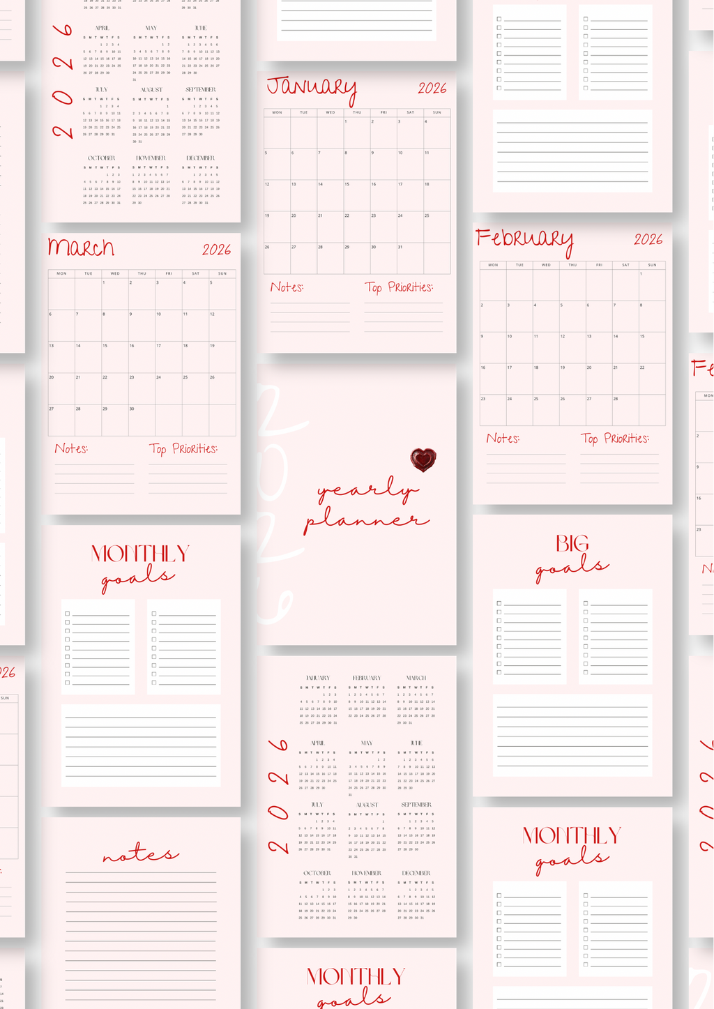 🗓️ Yearly Planner