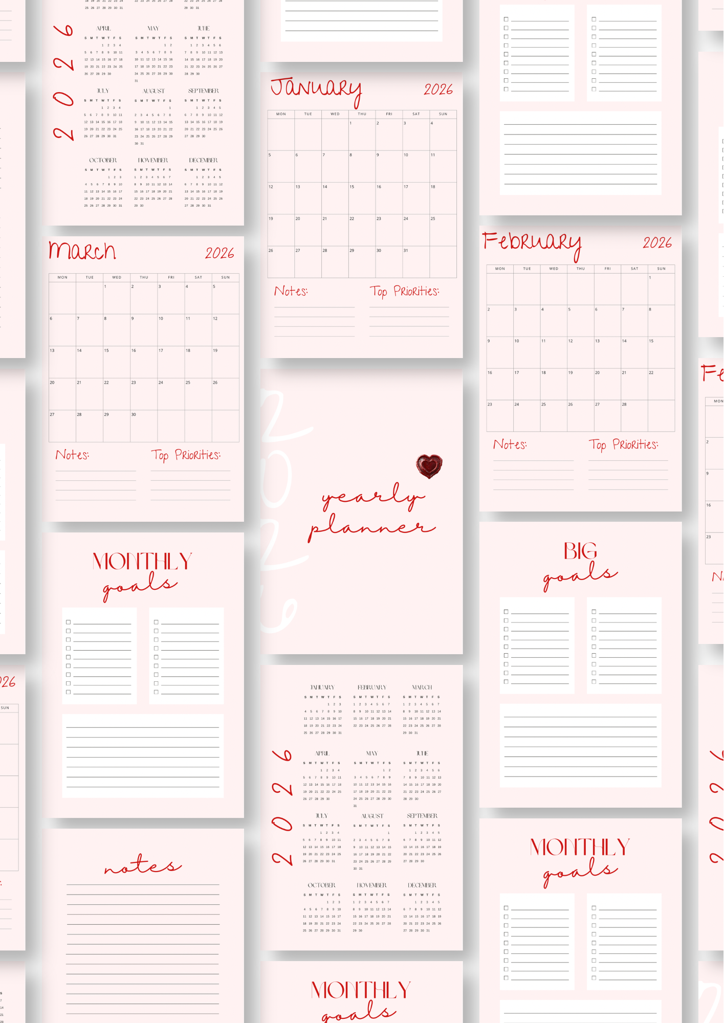 🗓️ Yearly Planner