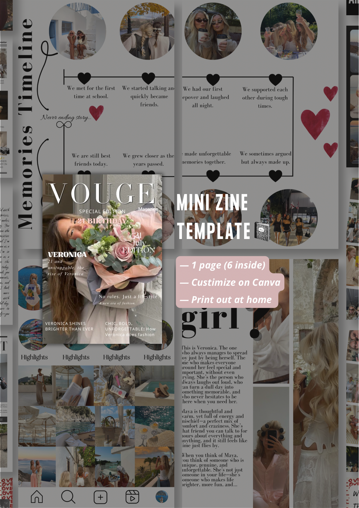 📓 Mini Zine - Template