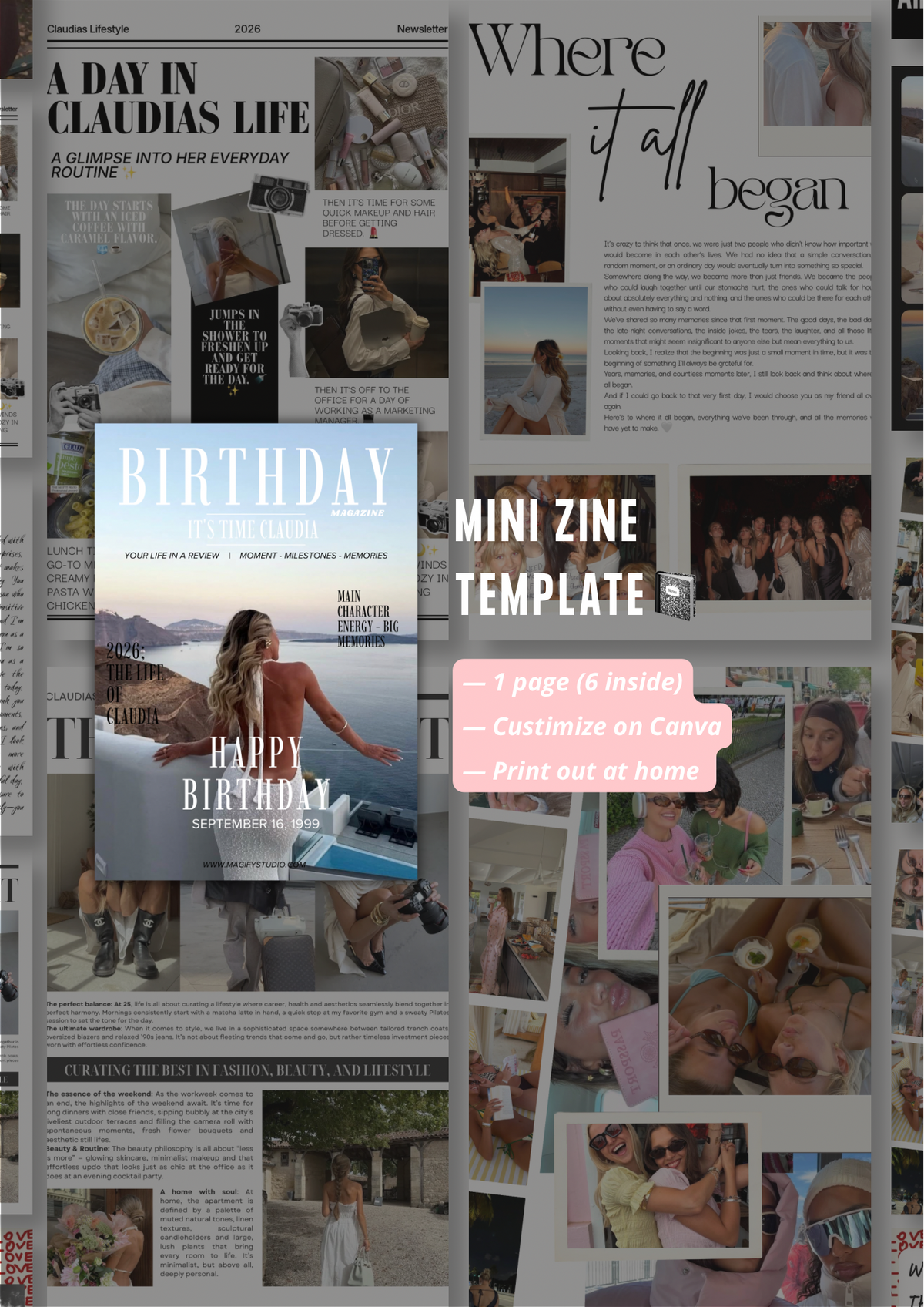 📓 Mini Zine - Template