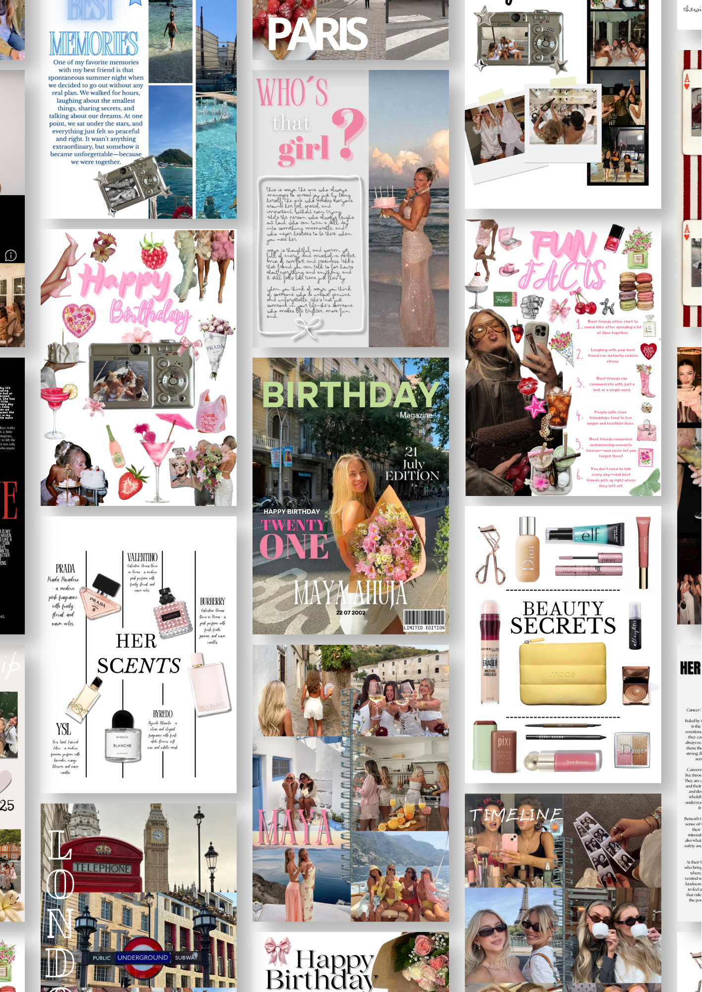 🎂 Birthday Template - Best friend (English)