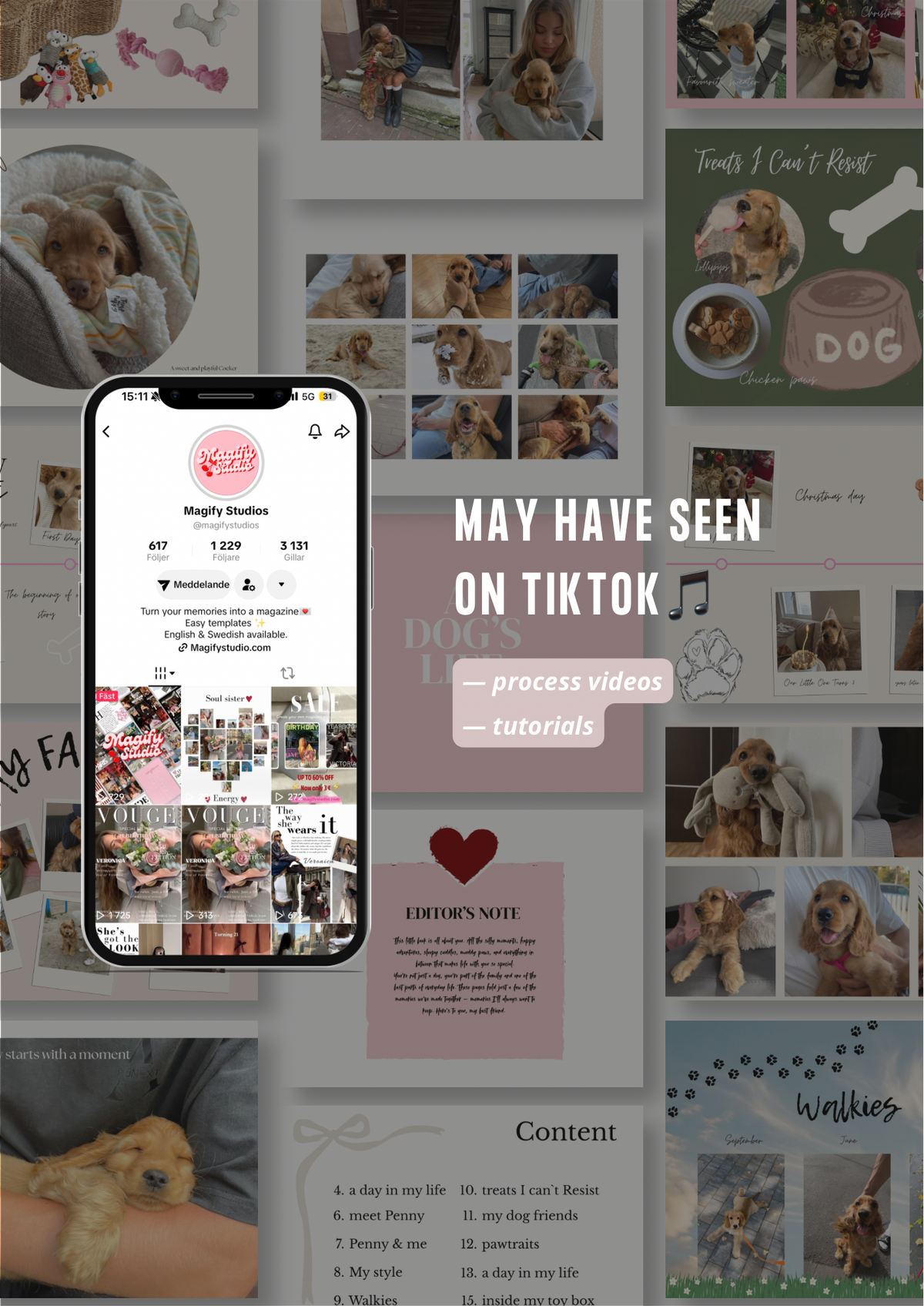 🐶 Dog Photo Book - Template