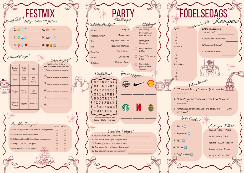 🥂 Partykrysset 1.0