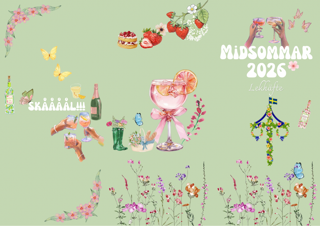 🌷 Midsommar - Lekhäfte