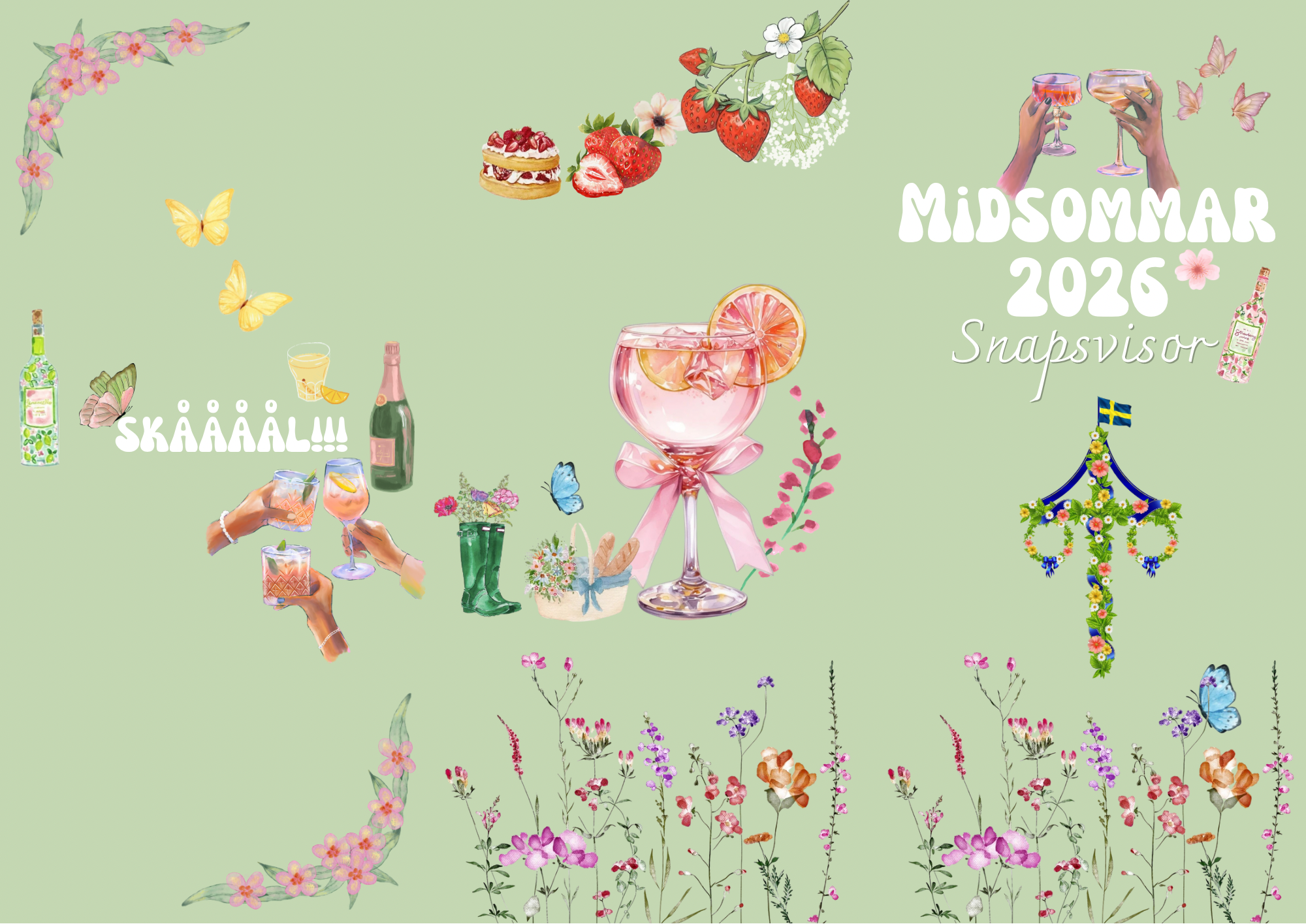 🌸 Midsommar - Snapshäfte