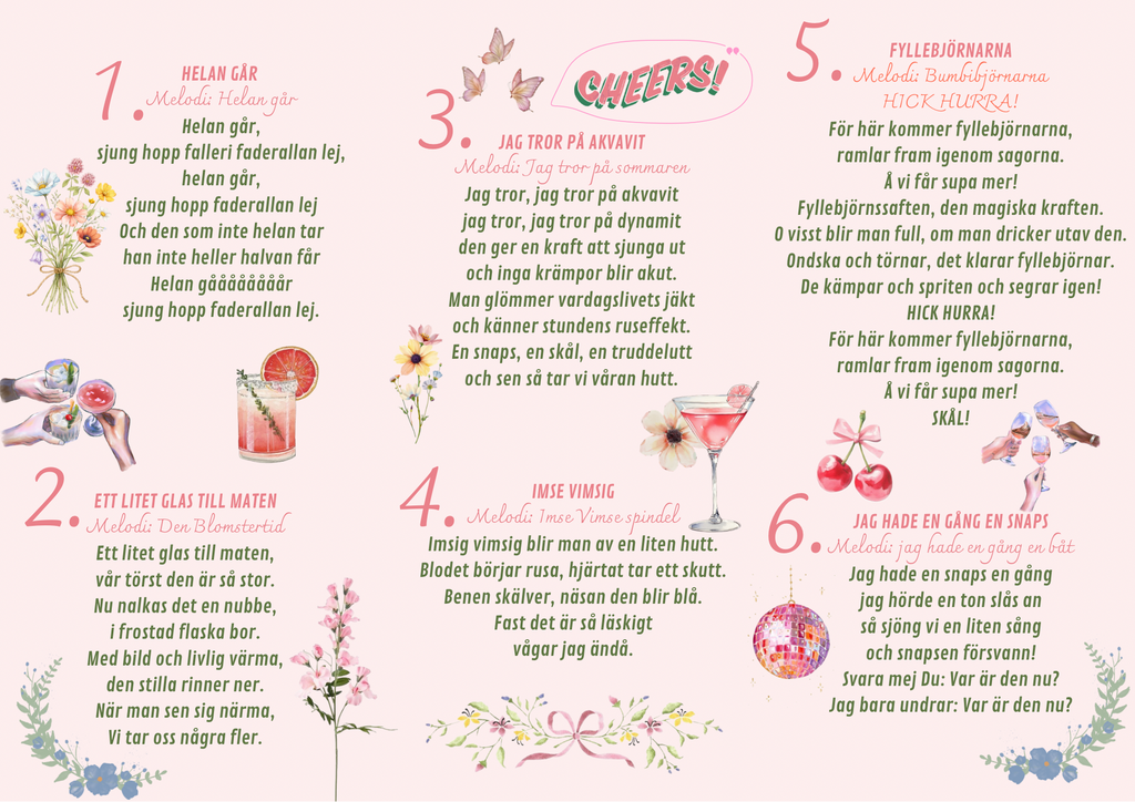 🌸 Midsommar - Snapshäfte