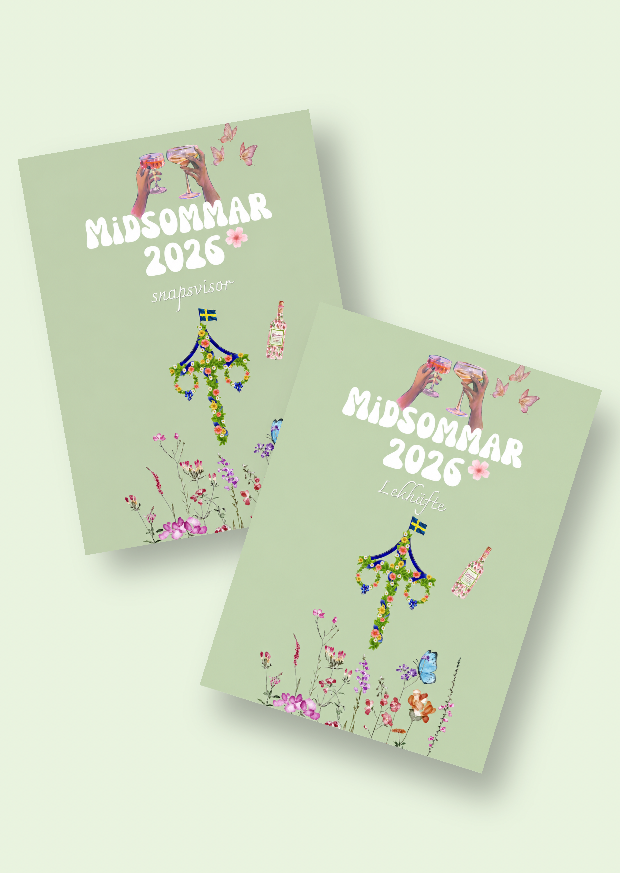 🌸 Midsommarkombo - Snapshäfte & lekhäfte